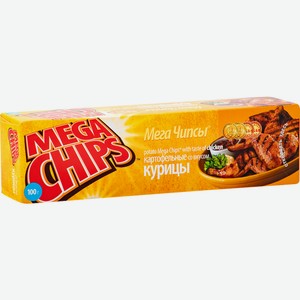 Чипсы картофельные Mega Chips со вкусом курицы, 100г