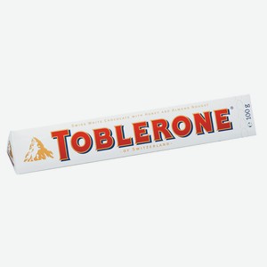 Шоколад белый Toblerone швейцарский с медово-миндальной нугой, 100г