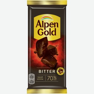 Шоколад Alpen Gold горький, 80г