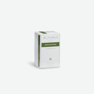 Чай зеленый Althaus Grun Matinee пакетированный 20х1,75 г