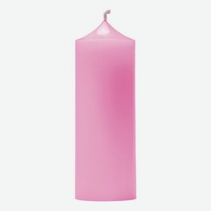 Свеча декоративная гладкая Розовая: свеча 400г