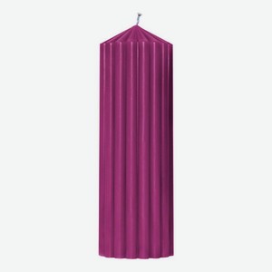 Свеча декоративная фактурная Пурпурная: свеча 620г