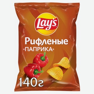 Чипсы картофельные Lay s со вкусом паприки, 140 г
