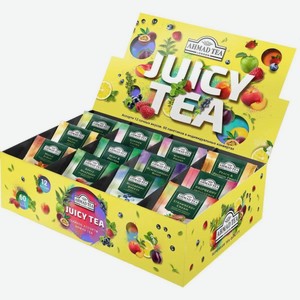Набор чая Ahmad tea Juicy tea Ассорти из 12 видов, 60 пакетиков