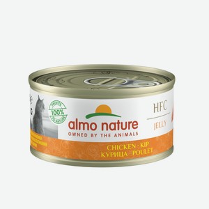 Almo Nature консервы для кошек: курица в желе (70 г)