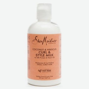 Молочко для укладки непослушных волос с кокосом Coconut Hibiscus Curl Style Milk