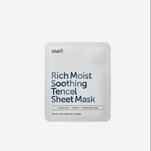 Тканевая маска с керамидами Rich Moist Soothing Tencel Sheet Mask