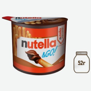 Шоколад Nutella&GO! набор c хлебными палочками и ореховой пастой Nutella