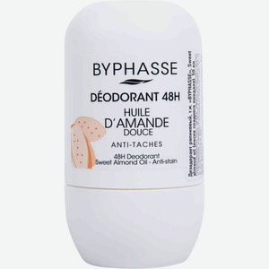 Дезодорант ролл Byphasse с маслом сладкого миндаля, 50 мл