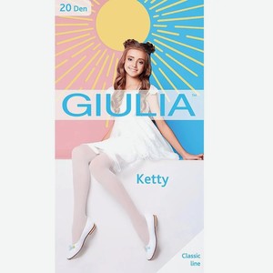 Колготки для девочки Giulia р. 152-158 ц.Bianco арт.ketty 20