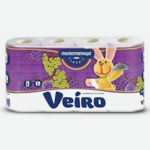 Бумажные полотенца Veiro Classic 4 рулона