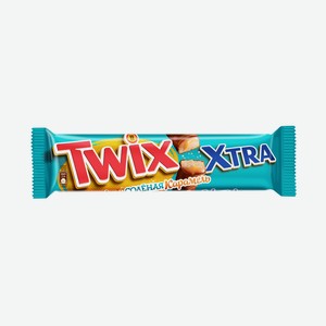 Батончик Twix Xtra шоколадный соленая карамель, 82г Россия