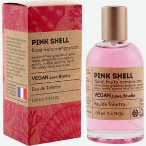 Туалетная вода Vegan Love Studio Pink Shell женская 100мл
