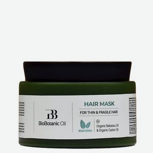 Маска для тонких и ломких волос с маслом бабассу Bio Botanic Oil