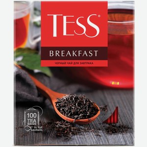 Чай Tess Breakfast чёрный байховый, 100х1.8г