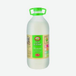 Молоко СЕЛО ЗЕЛЕНОЕ Пастеризованное 3.2% 2л пэт