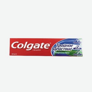 Зубная паста COLGATE Бережное отбеливание; Тройное действие 100мл