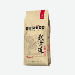 Кофе зерновой, молотый BUSHIDO Sensei 227г м/у