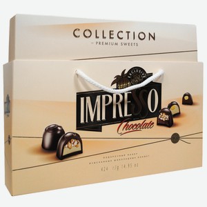 Набор конфет Impresso Collection шоколадный ассорти бежевый, 424г Беларусь