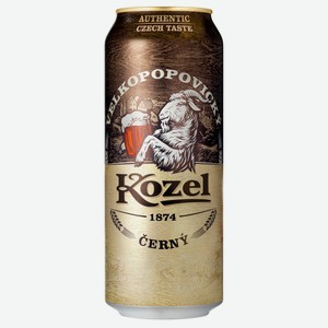 Пиво Velkopopovicky Kozel темное, 0.45л Россия