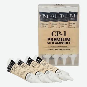Несмываемая сыворотка для волос с протеинами шелка CP-1 Premium Silk Ampoule 4*20мл: Сыворотка 4*20мл