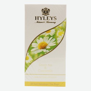 Чай зеленый Hyleys Гармония с ромашкой в пакетиках 1,5 г х 25 шт