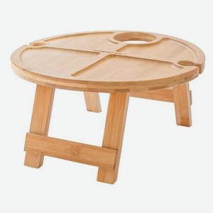 Винный столик с подставкой DAS HAUS Bamboo