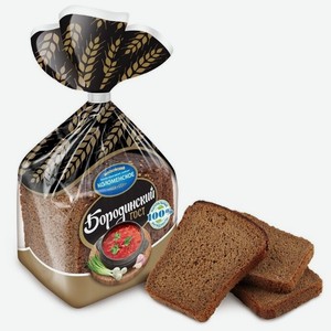 Хлеб Коломенское Бородинский ржано-пшеничный в нарезке, 400 г