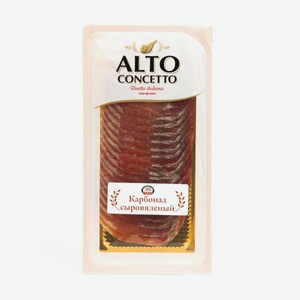 Мясо свиное сыровяленое нарезка Альто Кончетто карбонад филетто ТД ВИК п/у, 100 г