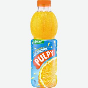 Напиток сокосодержащий негаз Добрый палпи апельсин Мултон п/б, 0,9 л