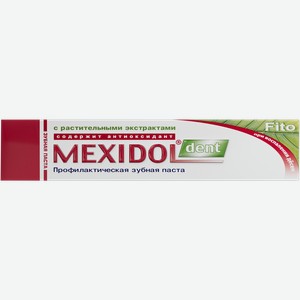 Зубная паста защита десен Мексидол дент фито от воспалений к/у, 100 мл