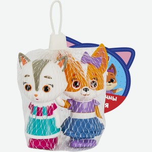 Игровой набор для купания Кошечки-Собачки  Мия и Алиса , пластизоль арт. 38457
