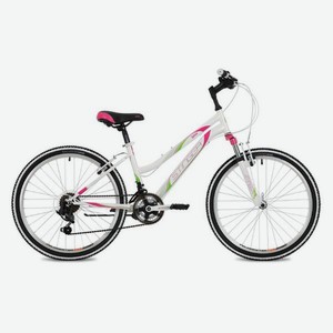 Велосипед подростковый Stinger Latina 24/12   Microshift (2021), белый (24SHV.LATINA.12WH10)