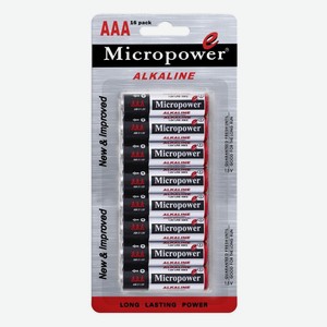 Батарейки Micropower ААА (LR3), 16 шт (7LRC16B)