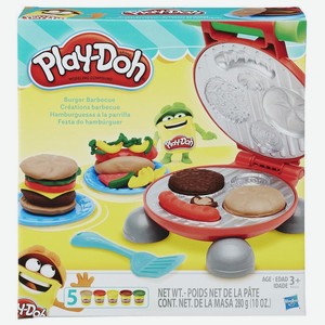 Набор игровой Play-Doh Бургер барбекю, 613г Китай
