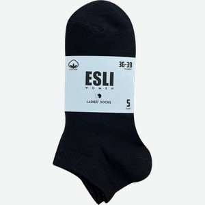 Носки женские укороченные Esli 5 пар р23-25 в ассортименте