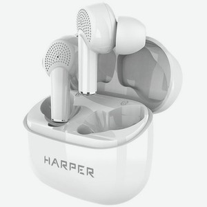 Наушники Harper HB-527, Bluetooth, вкладыши, белый [h00003155]