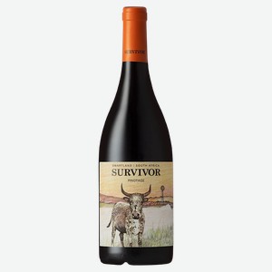 Вино Survivor Pinotage красное полусухое 0,75 ЮАР Западный мыс