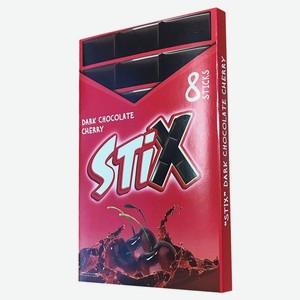 Шоколад темный Stix с начинкой со вкусом вишни 0,152  гр Узбекистан