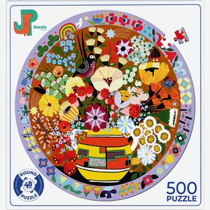 Пазл с 6 лет 500 деталей Прайм 3д цветочная гармония Джингсин к/у, 1 шт