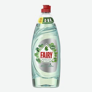 Жидкость для мытья посуды Fairy Pure & Clean мята и эвкалипт 650 мл