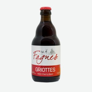 Пивной Напиток Fagnes Griotte Вишня 4.8% 0.33л ст/б Бельгия