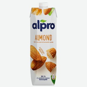 Напиток миндальный ультрапастеризованный 1,1% Alpro 1л, 1,013 кг