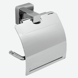 Держатель туалетной бумаги с крышкой WasserKraft серебряный (6525)