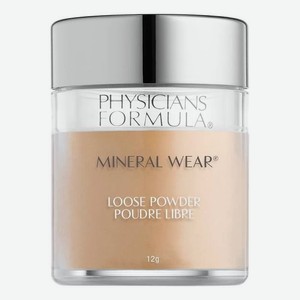 Рассыпчатая минеральная пудра для лица Mineral Wear Loose Powder SPF15 12г: Creamy Natural