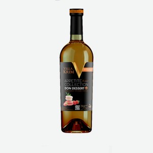 Вино VILLA KRIM Appetite Collection Дон Десерт 12% 0,75л