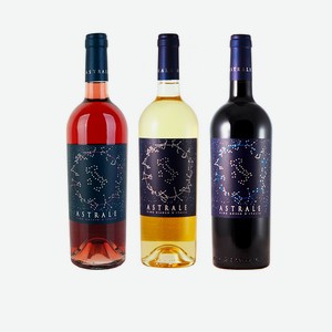 Вино ASTRALE Rosato 13%, Rosso 14%, Bianco 13% 0,75л