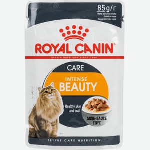 Корм для взрослых кошек в соусе Royal Canin Intense Beauty, 85 г