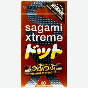 Презервативы точечные Сагами Экстрим Фил Ап 0,06мм Сагами к/у, 10 шт