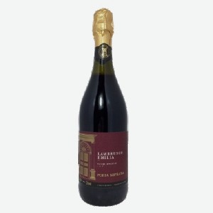 Вино игристое  Ламбруско Порта Сопрана , белое, красное полусладкое, 8%, 0,75 л